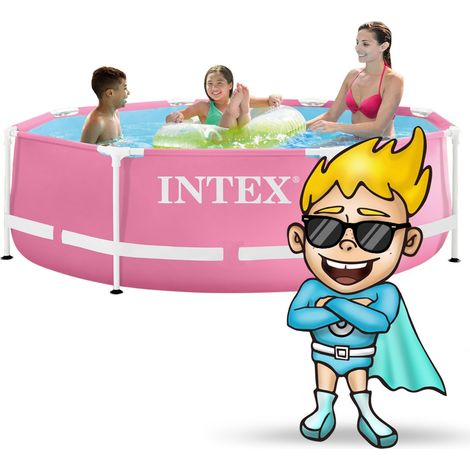 Intex Piscine avec Cadre en métal de 1,83 m x 38 cm - Taille d Intex Piscine avec Cadre en métal de 1,83 m x 38 cm - Taille d