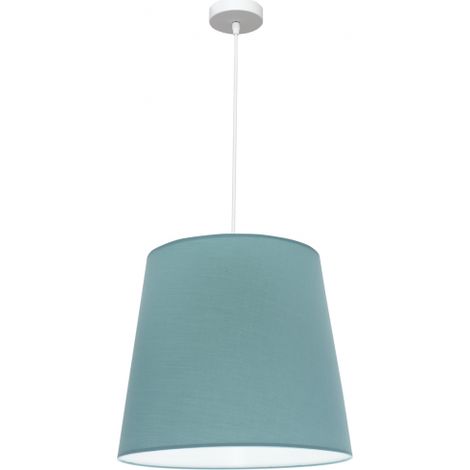 Lampada a sospensione Maldivas 1xe27 Bianco/turchese Reg.40d de FABRILAMP.
