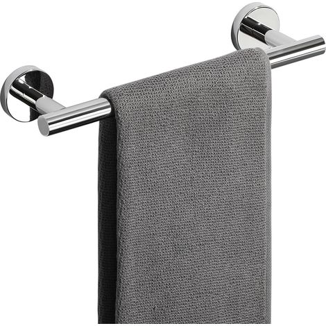 30CM Porte Serviette Mural Salle de Bain, Support Serviette Robuste en SUS304 Acier Inoxydable pour Cuisine Penderie Entrée, Chrome Poli (1/5)