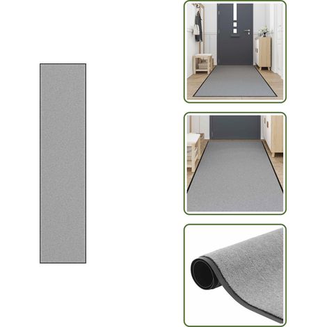 Paillasson gris 115x500 cm - Paillasson - Paillasson De Porte - Paillasson De Bienvenue - Paillasson De Porte Extérieur (1/5)