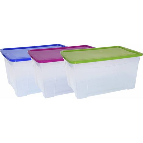 Contenitore Space Box Con Coperchio 56X39,5Xh29Cm - 6 Pz