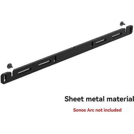 Bar Speaker Integrated Wall Mount Bracket Hanger Accessories for SONOS Arc(Night Black Sheet Metal)( ) (1/3)