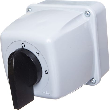 Interruptor de leva ESTRELLA DELTA de 40 A en carcasa