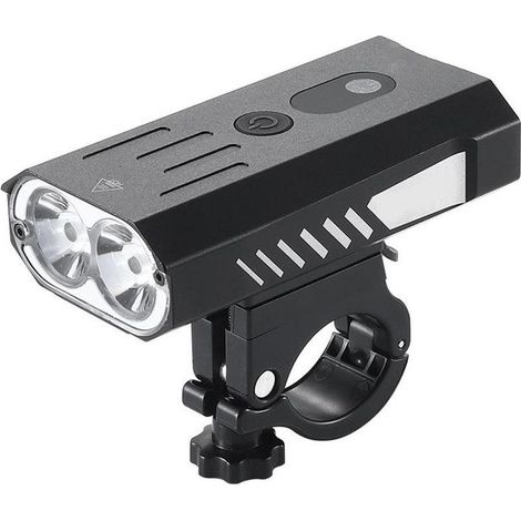 Phare avant vélo super lumineux 800 lumens rechargeable avec détection automatique, 5 modes d'éclairage pour cyclisme randonnée camping (1/5)
