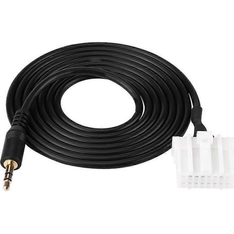 Adaptateur de câble auxiliaire audio pour voiture, prise jack 3,5 mm, interface CD pour Mazda 2, 3, 5 et 6 (2006-2013) (1/4)