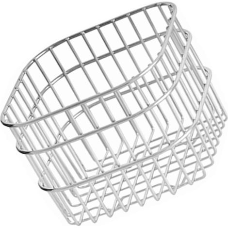 Edelstahl-Aufbewahrungskorb, Portionskörbe, zusammenklappbarer Lebensmittelkorb, Behälter, geflochtener Obstkorb, Metall-Aufbewahrungskorb, 304 Edelstahl