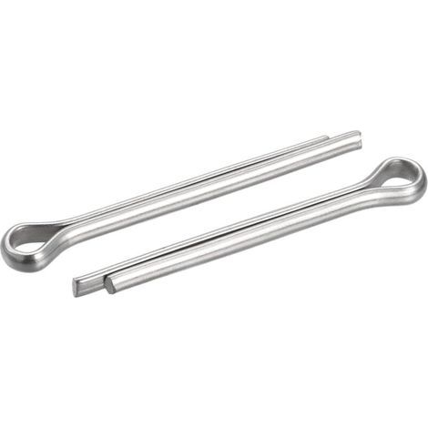 8pcs Goupille Fendue, Acier Inox Pince Attache Raccord pour Automobile 6mm x 70mm (1/4)