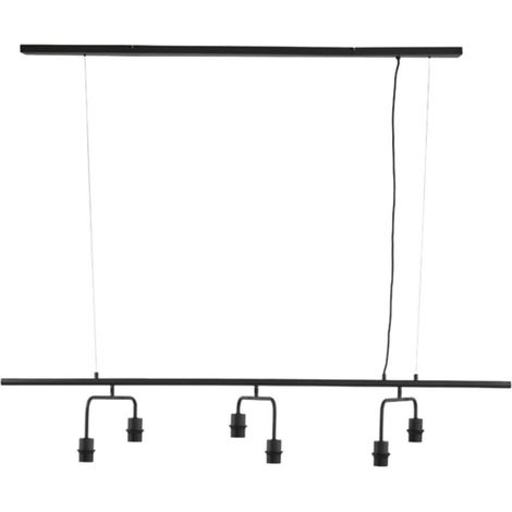 Light & Living - lámpara colgante - Edisa - negro - metal - gran