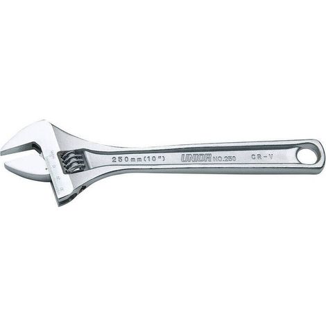 Llave ajustable Unior 250/1 acero cromo vanadio 100 mm (1/2)