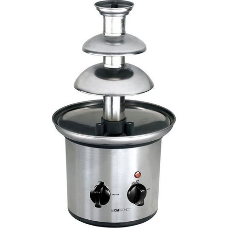 Fontaine à chocolat - Clatronic SKB 3248 - 170 Watt - Gris - Pour fruits et pâtisseries
