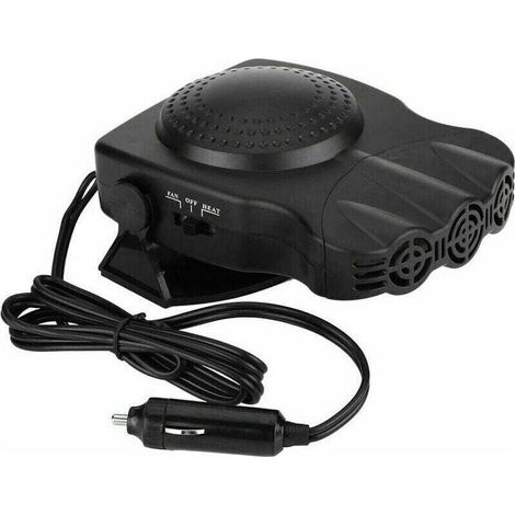 Chauffage de voiture 2 en 1 12V 150W avec ventilateur, refroidisseur, dégivreur et air chaud. (1/4)
