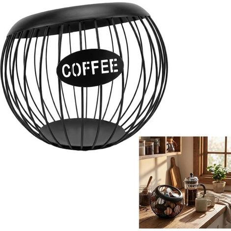 Porta capsule di caffè in metallo per cucina e ufficio. (1/5)