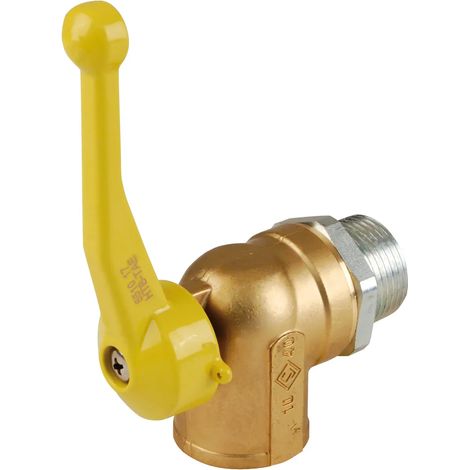 Seppelfricke SEPP Gas Eckkugelhahn m. TAE a/i R1"xRp1" (DN25) Typ 5510, 0036963
