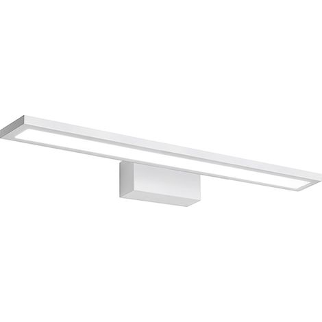 READ Applique da bagno LED 10W 900lm 3000K IP20 Bianca - Rossini Illuminazione - Lampada a parete sottile per specchi e quadri in metallo (1/2)