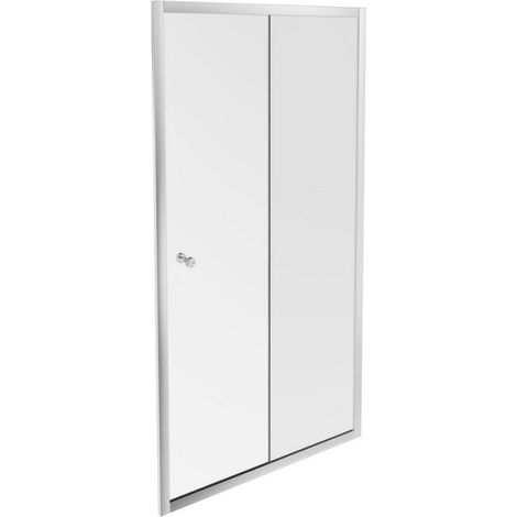 Paroi douche JACOB DELAFON Serenity, 100 cm, porte coulissante réversible instal. Niche (1/5)