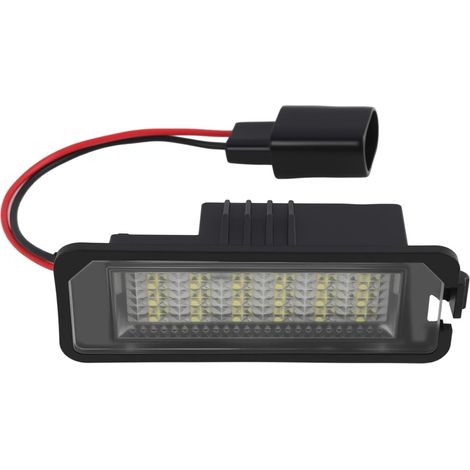 Lampe LED pour Plaque d'Immatriculation, Éclairage Universel Haute Luminosité, Compatible avec Divers Véhicules, Installation Facile, Design Élégant et Durable (1/5)
