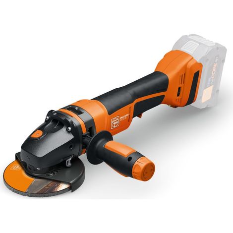 Fein Amoladora angular con batería Protago CCG 18-125-10 PD-SEC AS (disco abrasivo de 125 mm de diámetro, concepto de manejo seguro, interruptor de hombre muerto, operación a dos manos, trabajo