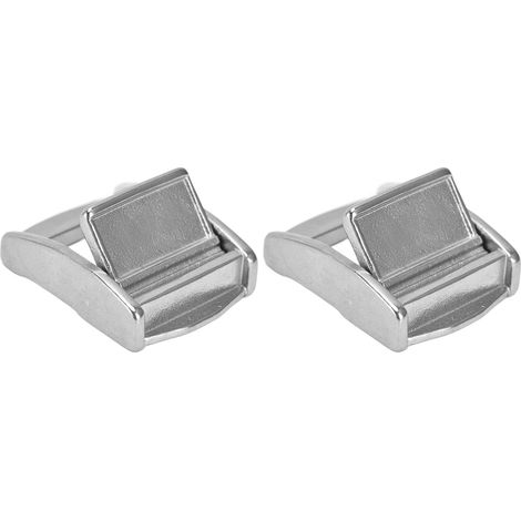 Set aus 2 Spannschnallen aus Edelstahl 316, leichter Federverschluss, 27-mm-Bandspanner (1/5)