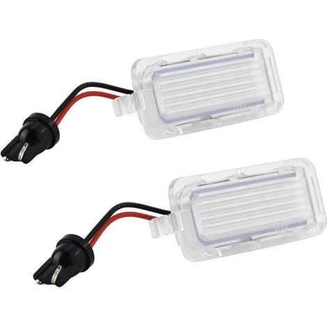 LED-Kennzeichenbeleuchtung Rückleuchte mit 12V-Halterung Schwarz für S-C-LP07003.