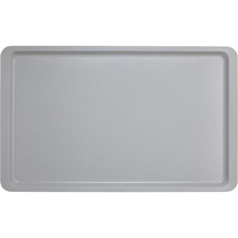 Plateau lisse en polyester Versa gris clair - CAMBRO