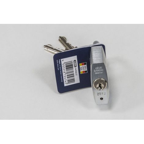 Zylindervorhangschloss 64TI/20 Schlosskörper-B.20mm Titalium versch.-schl.ABUS