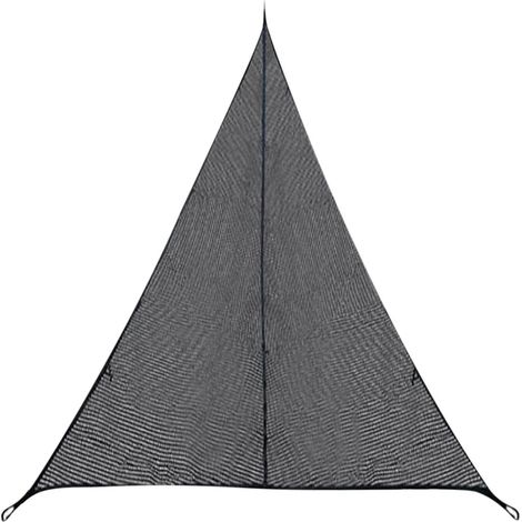 Hamac de camping multi-personnes à 3 points d'ancrage, pouvant accueillir 3 adultes, idéal pour les voyages, le jardin et le camping en extérieur. Offre spéciale. (1/5)