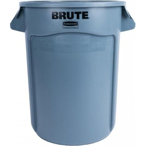 Conteneur à déchets 121 Litres, en polyéthylène gris (1/5)