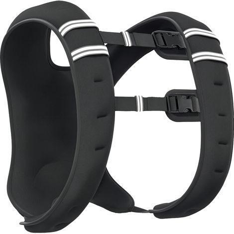 Gilet Lesté, Poids Ajustable, Tissu Durable, noir (1/5)