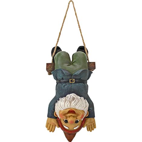 Garden Gnome Statue - Alfie Acrobat Swinging Gnome - Outdoor Garden Gnomes - Statue Divertente Prato Gnome (1/5)