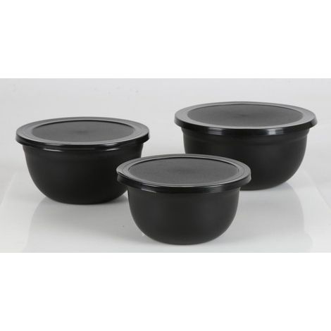 12x 3tlg. Schüsselset + Deckel,Edelst. Schüssel kochen Backen Küche Geschirr TOP (1/5)
