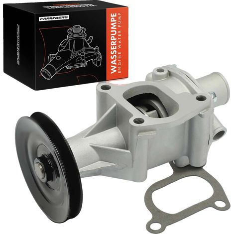Bomba de agua, de aluminio fundido a presión, para transmisión por correa trapezoidal, 6 aspas, compatible con ALFA ROMEO, FIAT (1/5)