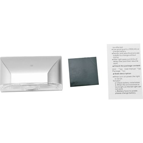 Lampe pour serrure de porte LED à détecteur de mouvement infrarouge, capteur automatique, longue durée de vie, idéale pour couloir et entrée.