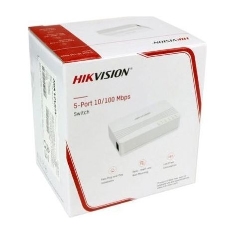 HIKVISION SWITCH DI RETE 5 PORTE 10/100MBPS DS-3E0105D-E (1/2)