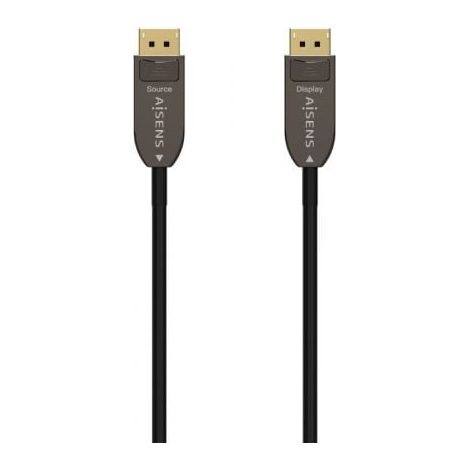 Cable Aisens Displayport AOC V1.4 8K@60Hz 4K@120Hz 4:4:4 32.4Gbps, DP/M-DP/M, Negro, 10M