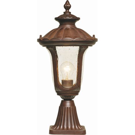 Lampadaire extérieur classique E27 100W Chicago Elstead (1/5)