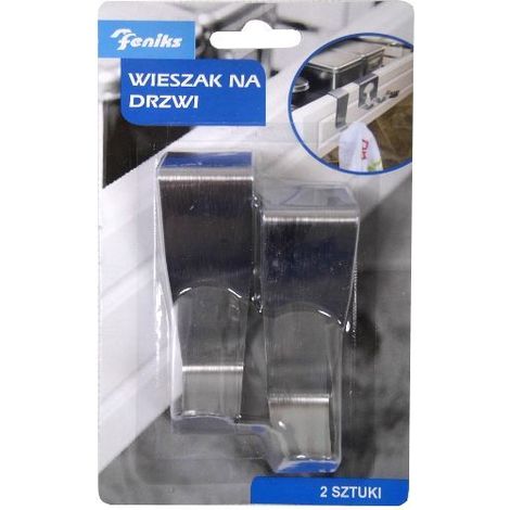 Percha de puerta 2 uds.