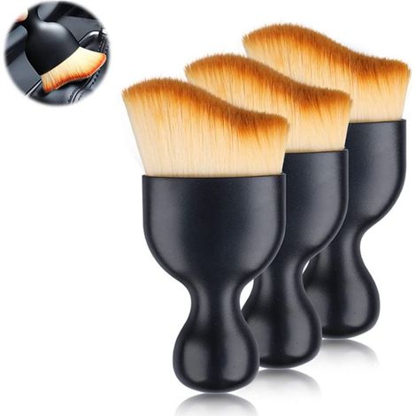Lot de 3 brosses de nettoyage pour voiture, brosses pour le nettoyage intérieur de la voiture (1/5)