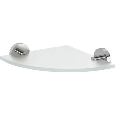 Sapho X-Round - Eckregal, Milchglas/Chrom XR009-01 (1/2)