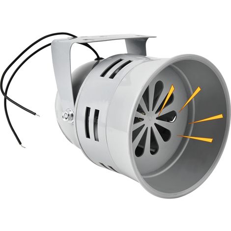 40-W-Elektromotoralarm, Hochleistungs-Luftschutzsirene, Metall-Sicherheitshorn zur Brandverhütung, 120 dB Fabriktransportfahrzeug (AC220V) (1/5)