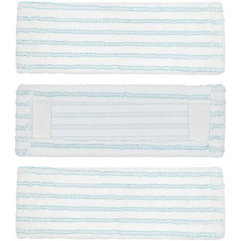 Sollbry 3 Pièces Microfibre Nettoyage Housse de Rechange, Chiffon Tampons de Rechange pour Vadrouille, Housse de Serpillière pour Le Bois Franc Stratifié Vinyle Tuile Sols (1/5)