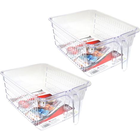 KIT SET 2 PZ MAURY'S VASCHETTA CONTENITORE PER FRIGORIFERO 31 X 23 X H13 CM (1/5)