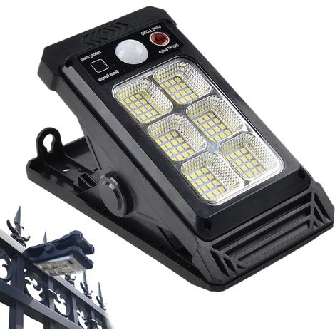 Lampes solaires de jardin, batterie 1200 mAh étanche lampes solaires à clipser pour extérieur, pour allée, cour, terrasse, balcon, aménagement paysager, porche, patio, pelouse (1/5)