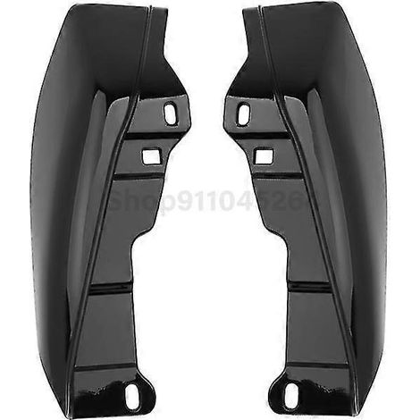 Déflecteur de chaleur et d'air pour motocross, garniture ABS pour Harley Touring Street Glide, Road King et Road Electra Glide 2009-2016 - Noir (1/5)