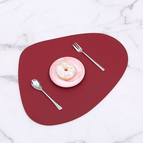 Placemat Set - 4-Pack - Non-Slip - Asymmetric - 33 x 39 cm