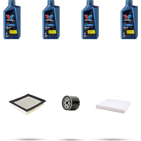 Kit tagliando 3 FILTRI e 4L OLIO compatibile con Ssangyong XLV 1.6 CNG 94kw dal 2018 (1/5)