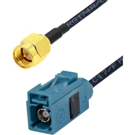 Pigtail fakra Z-Buchse / SMA-Stecker RG174 4m