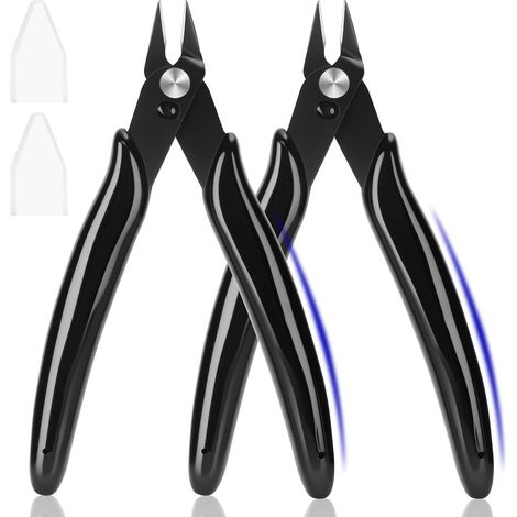 Lot de 2 mini-coupe-fils, coupe-câbles tranchants, coupe de fil de précision pour l'artisanat (1/5)