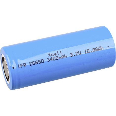 XCell Pile rechargeable spéciale 26650 Li-Ion 3.2 V 3400 mAh 1 pc(s)