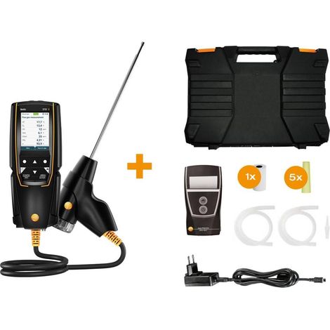 Analizzatore di combustione con stampante 310 ii testo 0563 3105