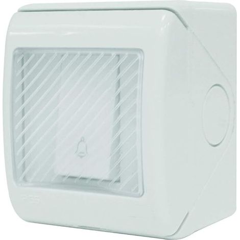 Interrupteur Exterieur - Poussoir Interrupteur - Interrupteur étanche - Bouton électrique étanche Bouton Poussoir étanche Pushbell